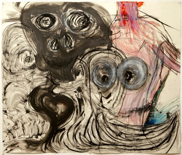 Untitled, 2012, mixed media on paper, 130X150 cm