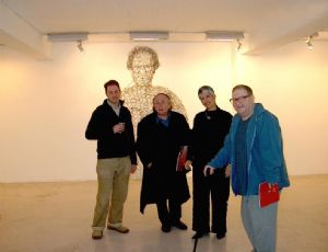 Raffi Lavie, Nira Itzhaky and Yair Garbuz,  general view, Chelouche Gallery Tel Aviv