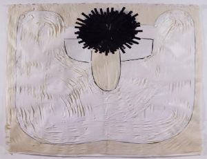 Untitled, 2002, Tape on paper, 194x210 cm