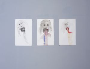 Untitled, 2006, Ink on paper, 34X24 cm each