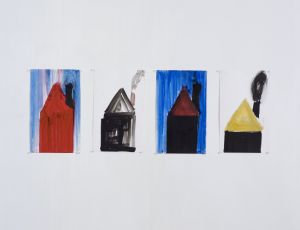 Untitled, 2007, Water color on paper, 38X25 cm each