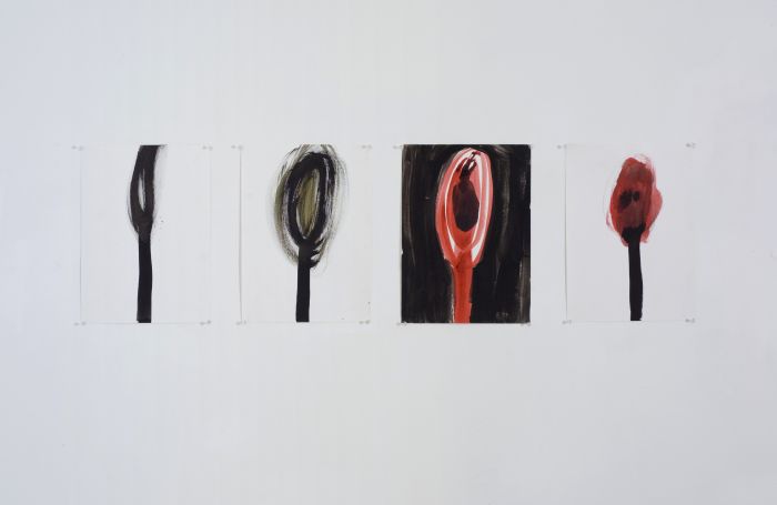 Untitled, 2002, Water color on paper, 40.5X30.5 cm each