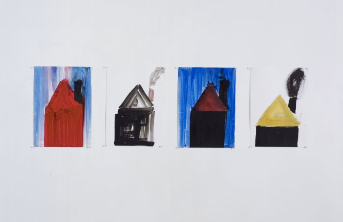 Untitled, 2007, Water color on paper, 38X25 cm each