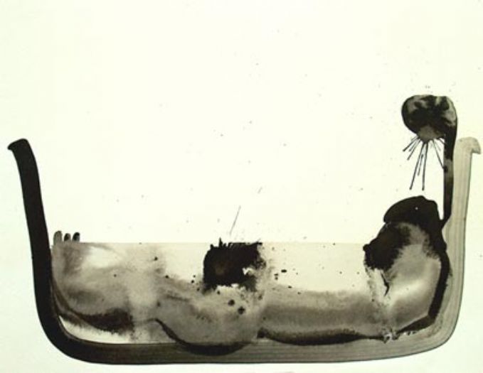 Untitled, 2007, Ink on paper, 30.5X40.5 cm