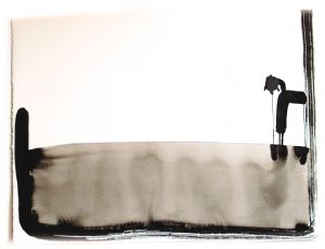 Untitled, 2001, ink on paper, 80X120 cm