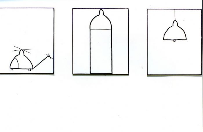 	 Untitled, 1999, Marker Pen on Polycarbonate, 40X33 cm each