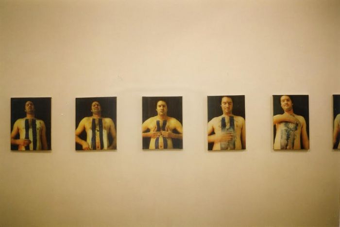  Untitled, 1997, Color Photograph Printed on Canvas, 35x28 cm each	