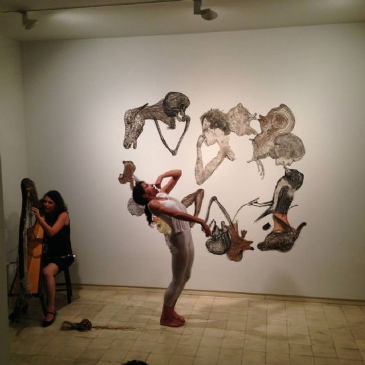 Chimerical Performnce at Chelouche Gallery