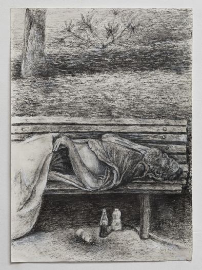 Daysleeper, 2020, Ballpoint pen on Paper, 29.5X21 cm