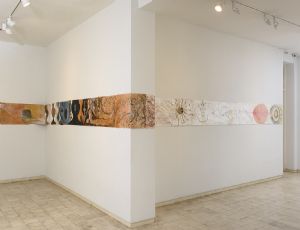 Panoramic View, 2016, mixed media on paper