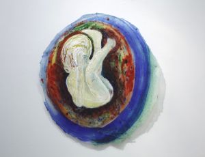	 Untitled, 2009, Ink and Water Color on pva - Plastic Glue, 66X67 cm